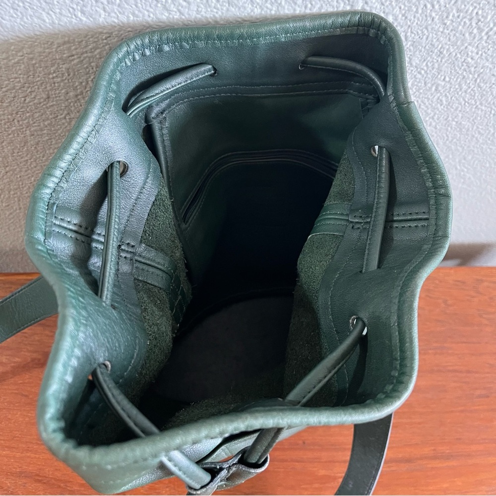Vintage Bottle Green Coach Thompson Drawstring - Style 4151 - Picture 11 of 15